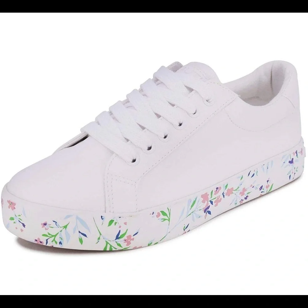 Nautica Women Sneaker Casual Shoes floral Lace-Up - Picture 8 of 8